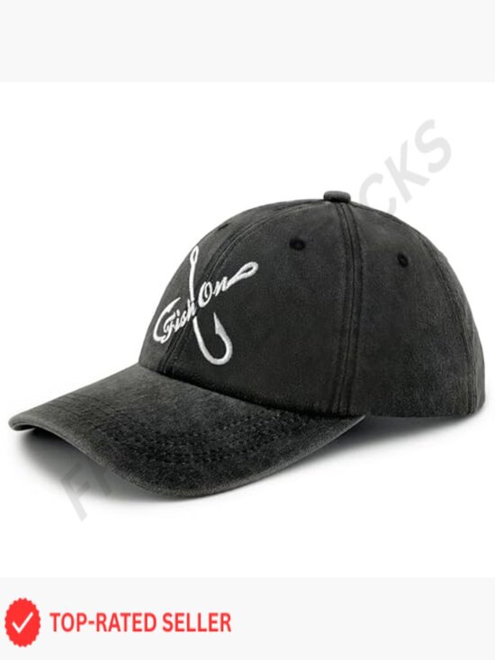 Embroidered Baseball Cap Vintage Washed Cotton Adjustable Dad Hat main image 6